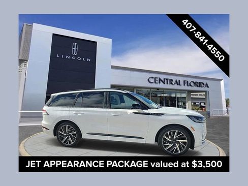 New 2025 Lincoln Aviator Black Label w/ Jet Appearance Package AWD/4WD image 1