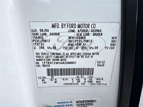 Used 2004 Ford F150 XL RWD image 24