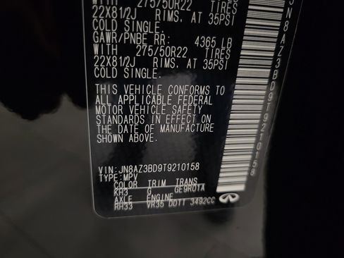 New 2026 INFINITI QX80 Luxe image 33