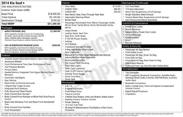 Used 2014 Kia Soul + w/ Audio Package FWD image 19
