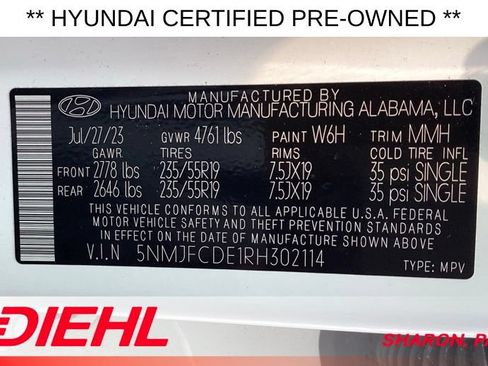 Certified 2024 Hyundai Tucson SEL w/ Convenience Package AWD/4WD image 22