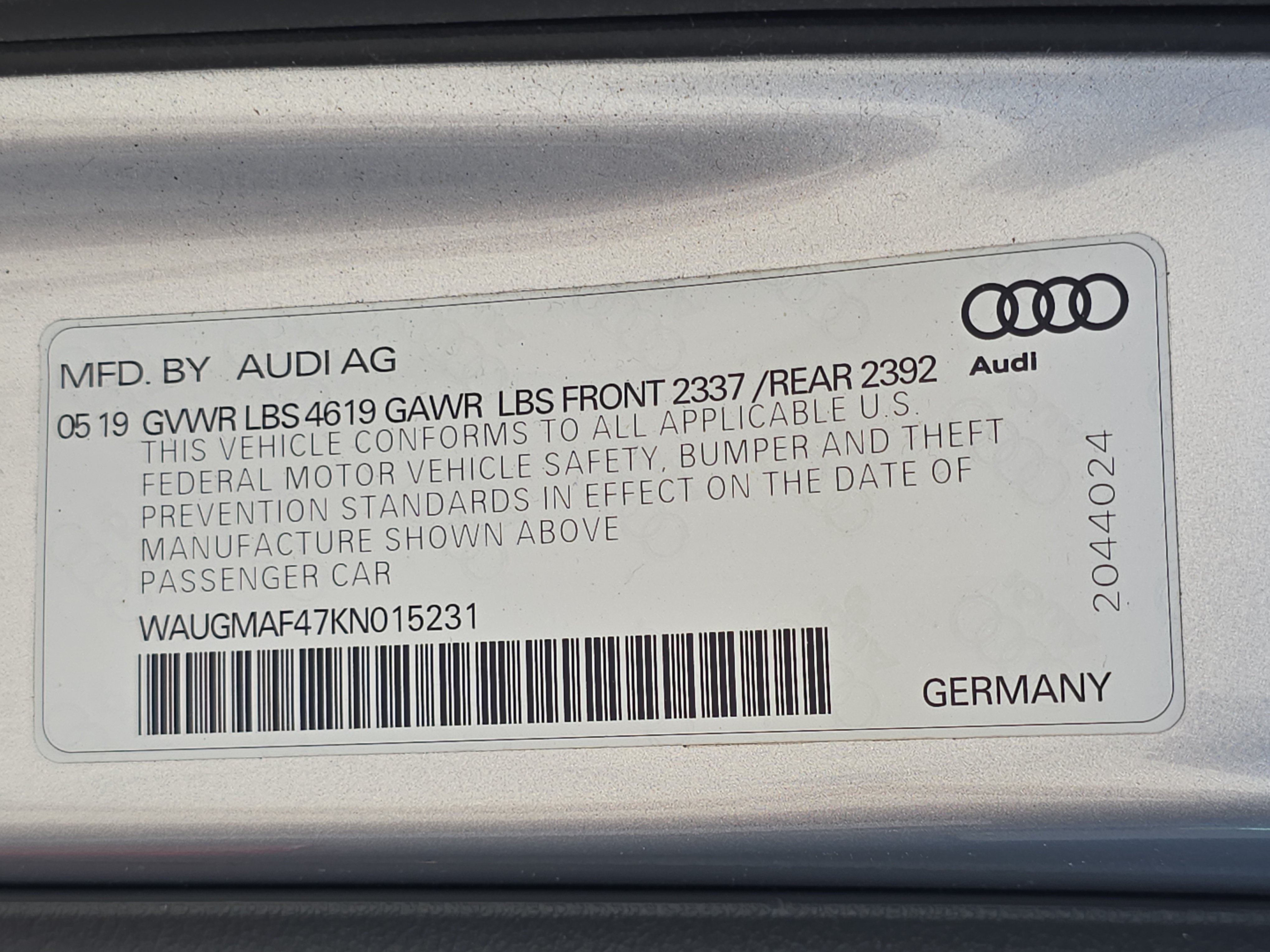 Used 2019 Audi A4 2.0T Premium FWD image 35