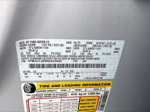 Used 2025 Ford Expedition Active AWD/4WD image 21