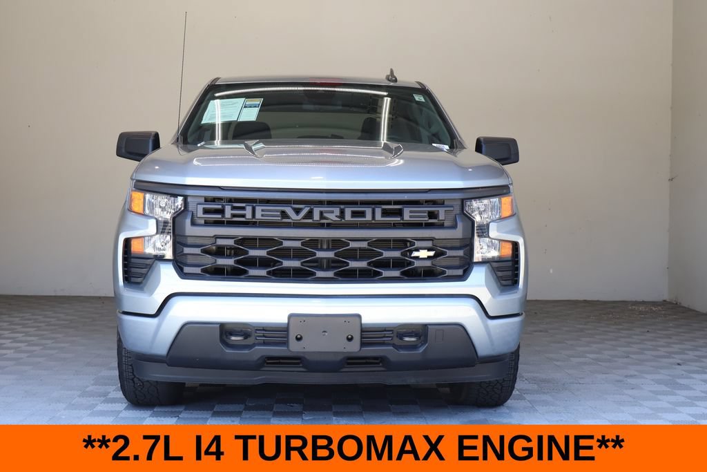 Used 2025 Chevrolet Silverado 1500 Custom w/ Turbomax Blackout Package RWD image 4