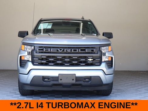 Used 2025 Chevrolet Silverado 1500 Custom w/ Turbomax Blackout Package RWD image 4