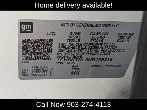 Used 2022 Chevrolet Tahoe High Country AWD/4WD image 41