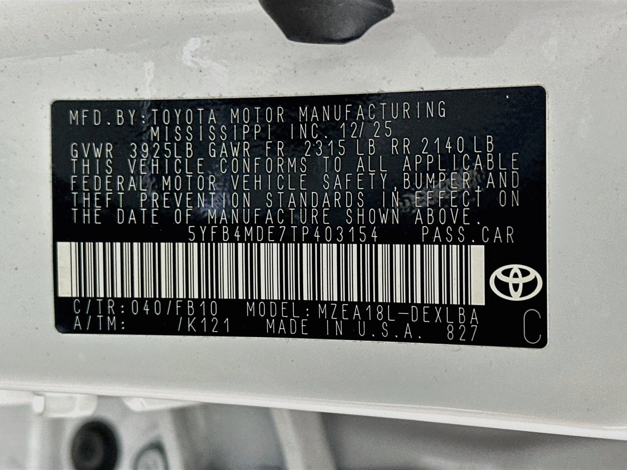 Used 2026 Toyota Corolla LE FWD image 12