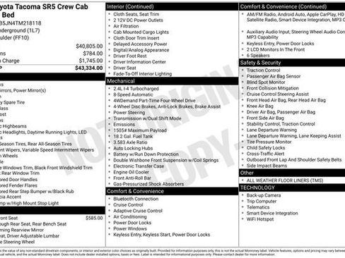 Used 2026 Toyota Tacoma SR5 AWD/4WD image 11
