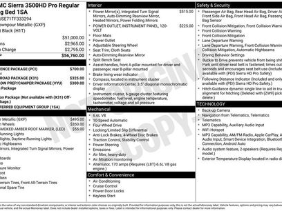 New 2026 GMC Sierra 3500 Pro w/ Convenience Package