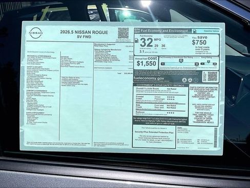 New 2026 Nissan Rogue SV FWD image 12