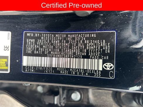 Certified 2024 Toyota Corolla LE FWD image 30
