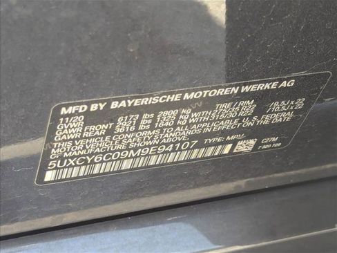 Used 2021 BMW X6 xDrive40i w/ M Sport Package AWD/4WD image 22