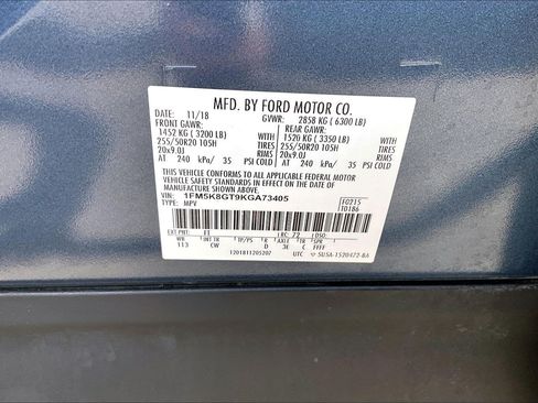 Used 2019 Ford Explorer Sport w/ Equipment Group 401A AWD/4WD image 35