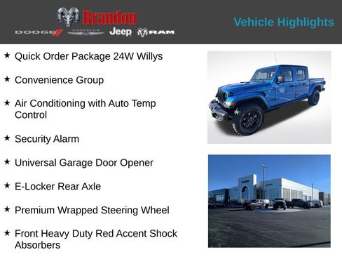 New 2026 Jeep Gladiator Willys image 2