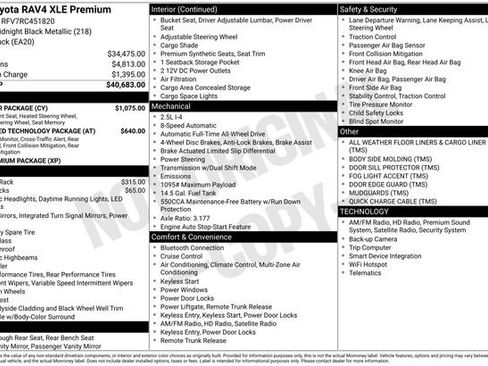 Used 2024 Toyota RAV4 XLE Premium w/ Weather Package image 17