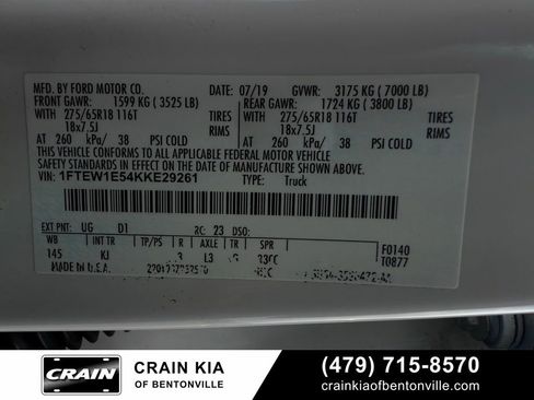 Used 2019 Ford F150 King Ranch w/ Trailer Tow Package AWD/4WD image 34