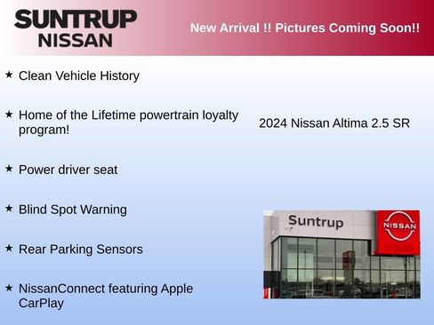 Used 2024 Nissan Altima 2.5 SR FWD image 2