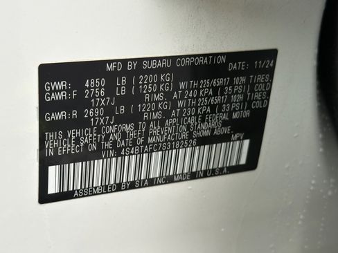 Used 2025 Subaru Outback Premium image 29