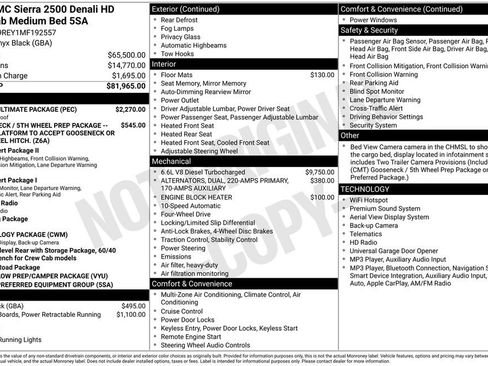 Used 2021 GMC Sierra 2500 Denali w/ Denali Ultimate Package AWD/4WD image 2