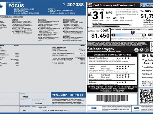 Used 2016 Ford Focus SE w/ SE Power Seat Package image 4