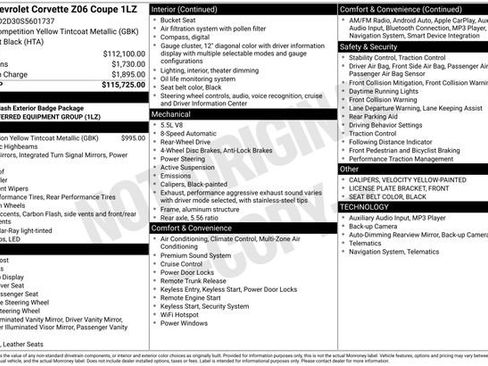 Used 2025 Chevrolet Corvette Z06 image 2