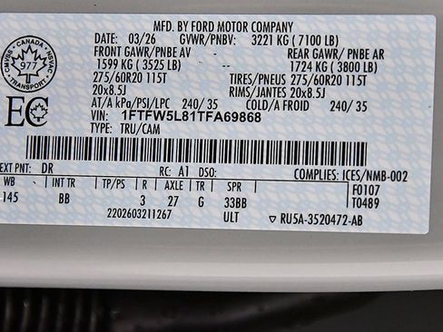 Used 2026 Ford F150 Lariat AWD/4WD image 16