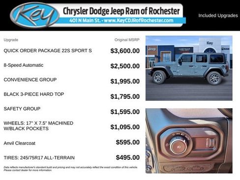 New 2025 Jeep Wrangler Sport S AWD/4WD image 3