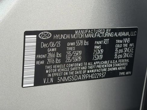 Used 2023 Hyundai Santa Fe Limited AWD/4WD image 33