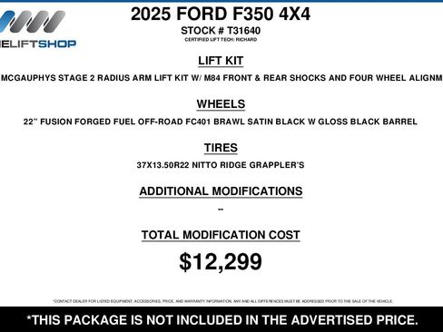 Used 2025 Ford F350 Lariat w/ Lariat Ultimate Package image 2