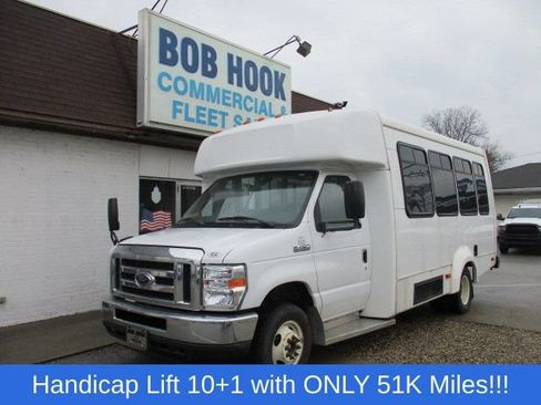Used 2018 Ford E-450 and Econoline 450 Super Duty w/ Shuttle Bus Prep Package RWD image 1
