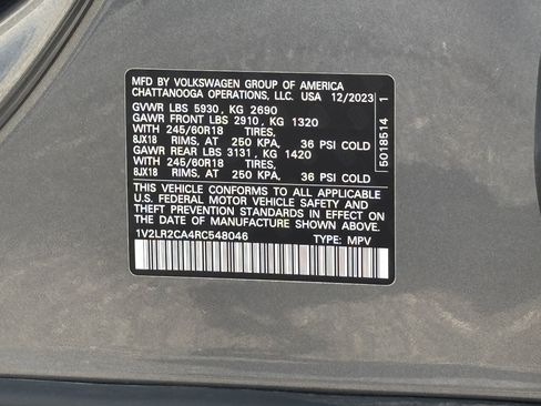 Used 2024 Volkswagen Atlas SE AWD/4WD image 30