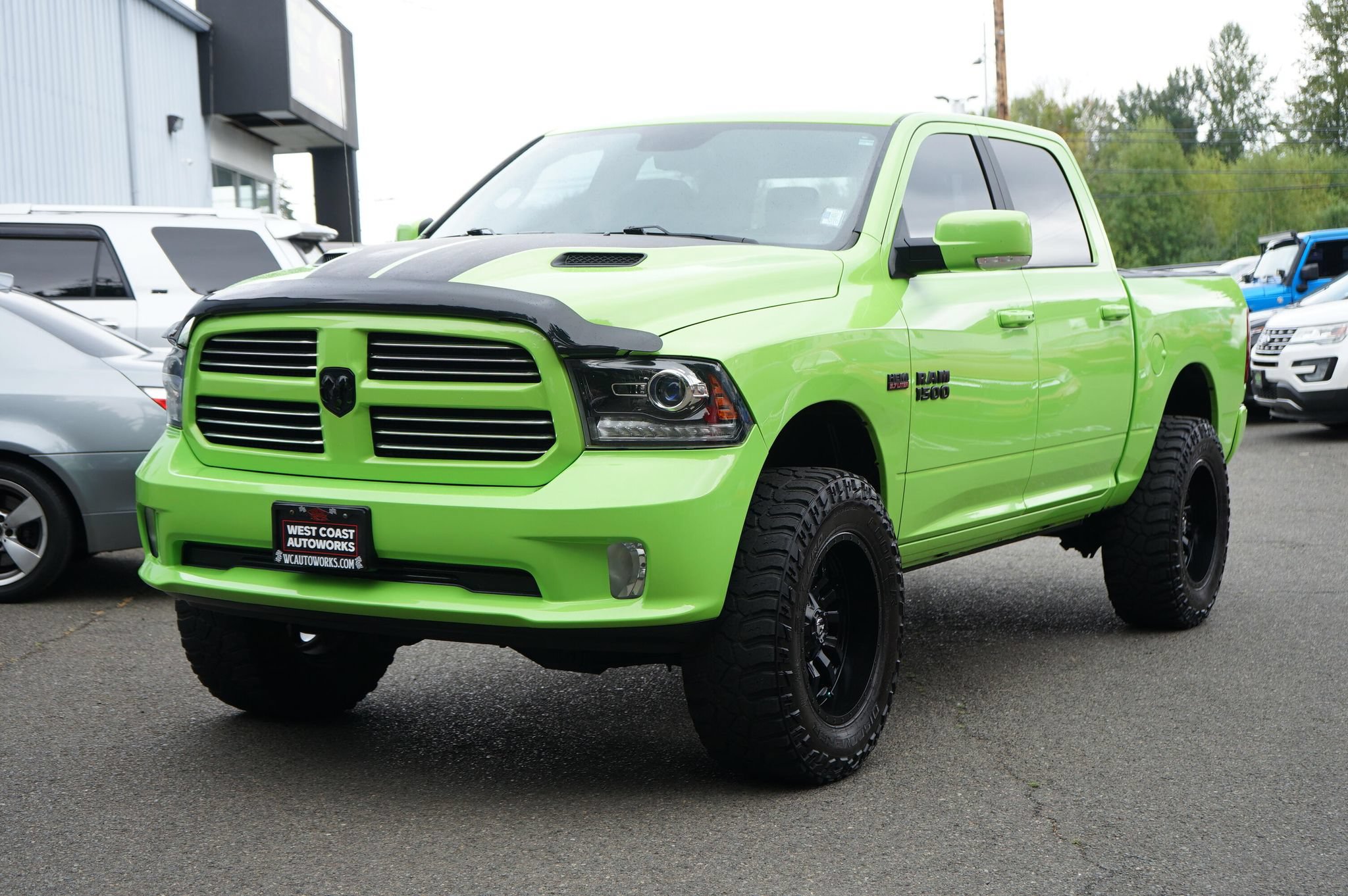 Used 2017 RAM 1500 Sport w/ Sublime Green Sport Package AWD/4WD image 1