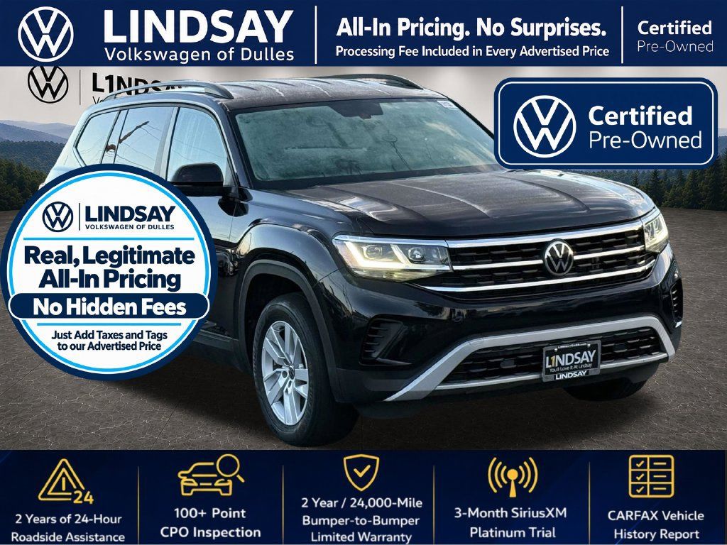 Used 2021 Volkswagen Atlas S AWD/4WD image 1