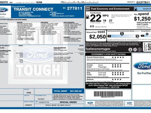Used 2016 Ford Transit Connect XL FWD image 4