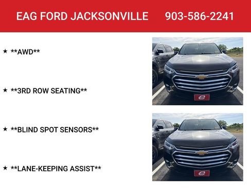 Used 2021 Chevrolet Traverse High Country w/ LPO, Floor Liner Package AWD/4WD image 3