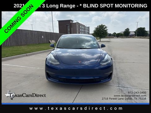 Used 2021 Tesla Model 3 Long Range AWD/4WD image 2