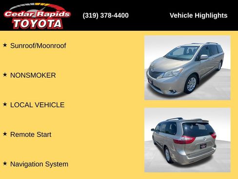 Used 2017 Toyota Sienna XLE FWD image 21