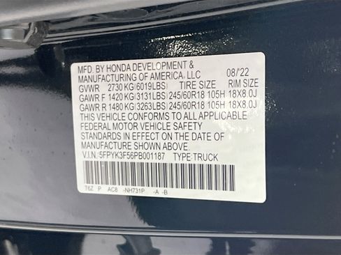 Used 2023 Honda Ridgeline RTL image 31