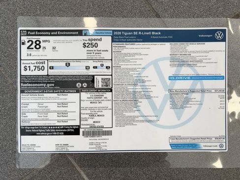 New 2026 Volkswagen Tiguan SE R-Line image 31