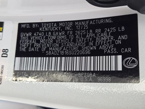 New 2025 Lexus ES 350 w/ Premium Package image 23