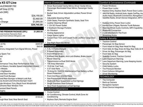 Used 2022 Kia K5 GT-Line w/ GT-Line FWD Premium Package image 48