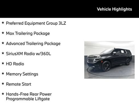 Used 2021 Chevrolet Tahoe High Country w/ Max Trailering Package AWD/4WD image 5