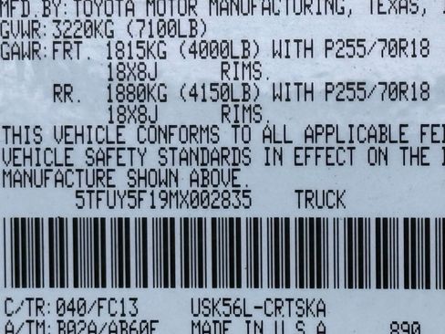Used 2021 Toyota Tundra SR5 w/ SX Package AWD/4WD image 50