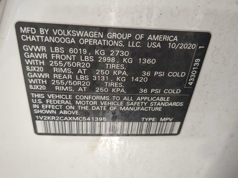 Used 2021 Volkswagen Atlas SE w/ Panoramic Sunroof Package AWD/4WD image 17