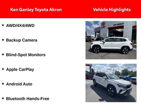 Used 2024 Volkswagen Taos SE AWD/4WD image 2