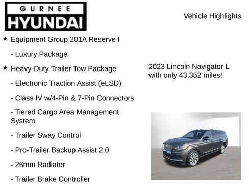 Used 2023 Lincoln Navigator L Reserve AWD/4WD image 8