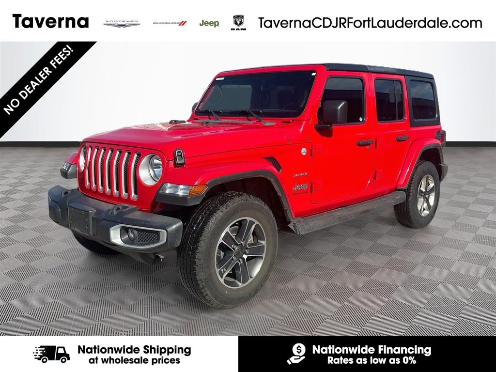 Certified 2023 Jeep Wrangler Unlimited Sahara w/ Cold Weather Group AWD/4WD image 1