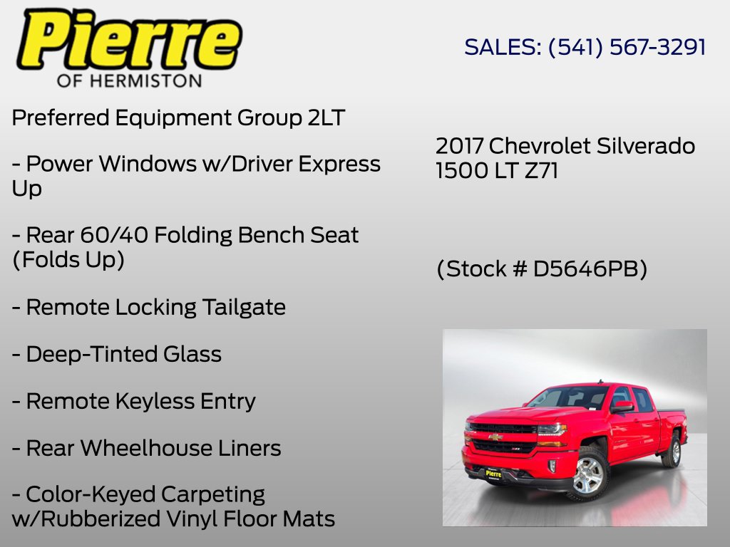 Used 2017 Chevrolet Silverado 1500 LT w/ All Star Edition AWD/4WD image 6