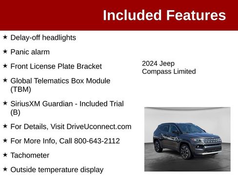 Used 2024 Jeep Compass Limited AWD/4WD image 4