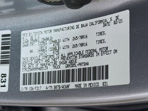 Certified 2021 Toyota Tacoma TRD Off-Road w/ Technology Package image 29